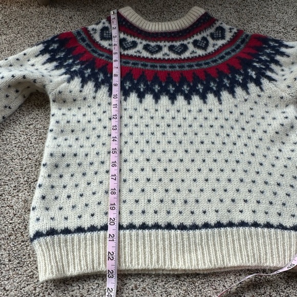 Vintage 80s Women’s Woolrich wool blend sweater, size L - Picture 9 of 10